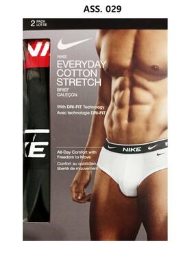 SLIP UOMO COTTON STRETCH DRY-FIT NIKE 0000KE1084 2-PACK 