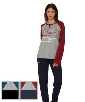 Pigiama donna in jersey di cotone caldo Kappa KWW25100 