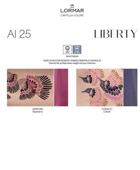 Lormar Liberty LIB653816 Damen-Pyjama aus schwerer Viskose mit Muster 