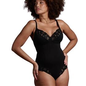 UNDERWIRELESS BODYSUIT LEPEL BELSENO LACE COTTON 454 