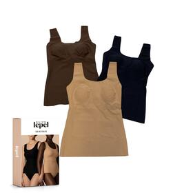 Top con reggiseno in microfibra senza cuciture Lepel Skin2Skin VLPT02776 