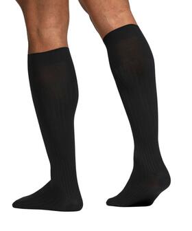 POMPEA 510096 LANGE GERIPPTE MIKROFASER-SOCKEN FÜR HERREN (3 PAAR) 