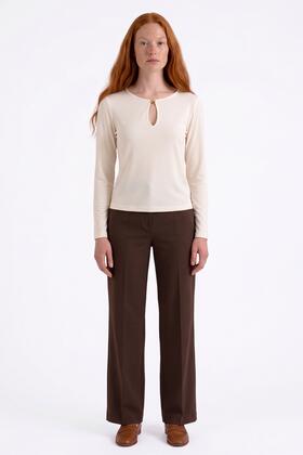Maglia donna in costina modal Fiorenza Amadori M1733T83
&nbsp; 