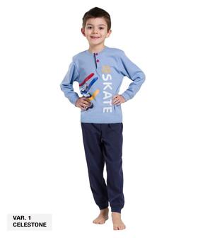 Pigiama da bambino in CALDO cotone Martellina M2003 