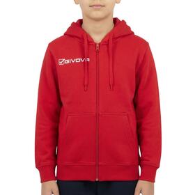 FELPA FULL ZIP TINTA UNITA RAGAZZO GIVOVA MFBG011J 
