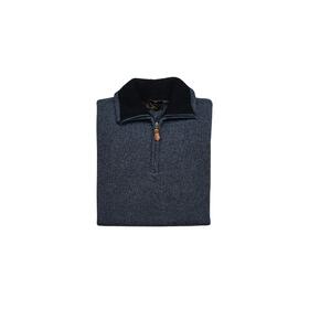 MV ERBA 30Z WOOL BLEND TRUCKER ZIP-UP SWEATER 