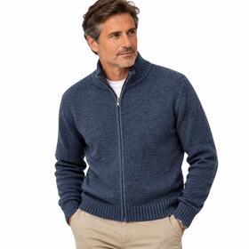 CARDIGAN FULLZIP UOMO MISTO LANA MV FARO 170Z 