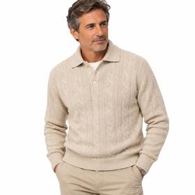 POLO UOMO MISTO LANA MV FUOCO903 