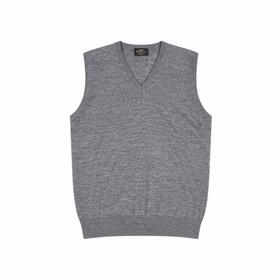 GILET UOMO SMANICATO MISTO LANA MERINO MV MS181 