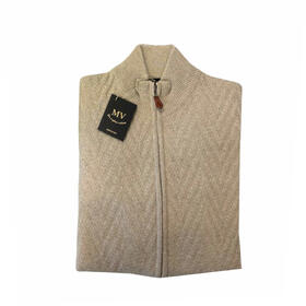 CARDIGAN FULLZIP DA UOMO MISTO LANA MV TRENO 170Z 