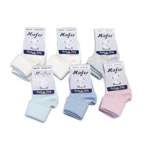 Mafer BMC2589 warm cotton baby short socks for layette 