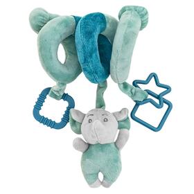 Newborn Spiral Plush with Elephant by Nazarene Gabrielli 4794 