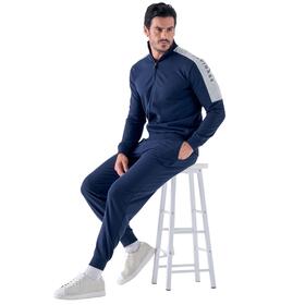 TUTA UOMO FULLZIP COTONE GARZATO NAVIGARE 29614 