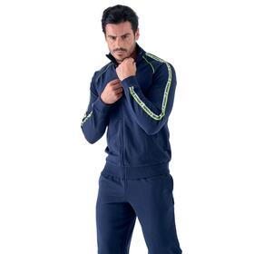 TUTA UOMO FULLZIP COTONE GARZATO NAVIGARE 29616 