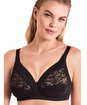 Reggiseno senza ferretto in microfibra e pizzo Infiore Classic New Piuma 