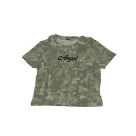 T-SHIRT CAMOUFLAGE SAISON PROCHAINE POUR FILLES 11812 (8-16 ans) 