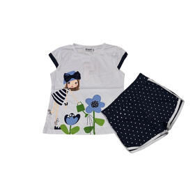 SAISON PROCHAINE 33318 ENSEMBLE COURT IMPRIM&Eacute; POUR FILLES (3-7 ans) 