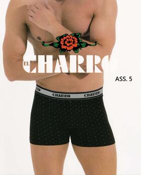 Men&#39;s boxer shorts in stretch cotton El Charro Olimpo Ass.4 and Ass.5 