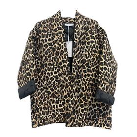 PIUMINO DONNA TRAPUNTATO ANIMALIER FIORENZA AMADORI P24598 