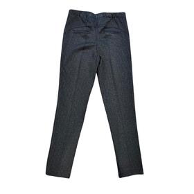 PANTALONE DONNA A RIGHE GESSATO CHIARA AUTIERI PA2019 