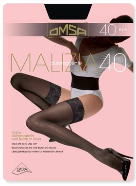 Hold-ups with lace Omsa Malizia 40 