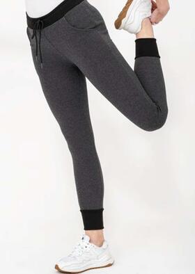 Leggings donna in jersey felpato Gladys PD0842 