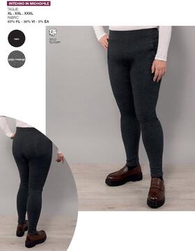 Women&#39;s plush leggings Gladys PD0925 Conformed 