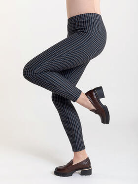 LEGGINGS FELPATO DONNA&nbsp;QUADRETTATO GLADYS PD1927 