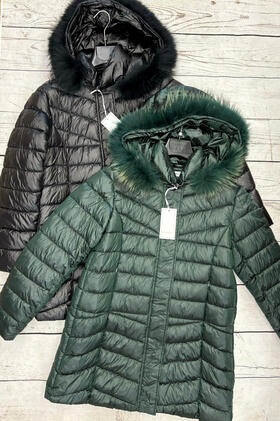 WOMEN&#39;S OVER LONG DOWN JACKET WITH HOOD FIORENZA AMADORI PP15 