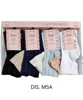 Calzino corto donna in cotone elasticizzato Coveri Papaya 