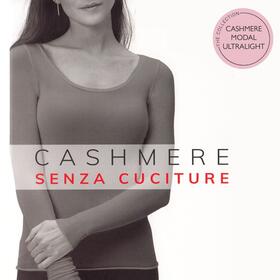 Maglia donna a manica lunga in cashmere ultralight Prisco Cash Dama 