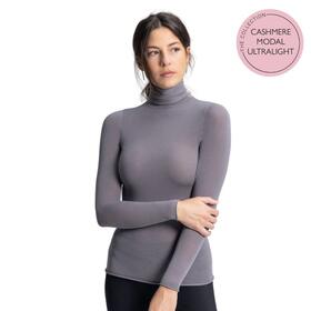Maglia donna dolcevita a manica lunga in cashmere ultralight Prisco Cash DV 