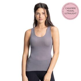 Prisco Cash Top Ultralight Cashmere Wide Shoulder Women&#39;s Tank Top 