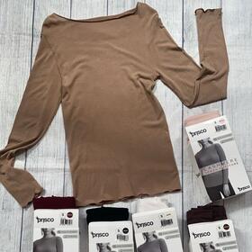 Maglia donna a manica lunga in cashmere ultralight Prisco Cash 