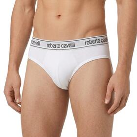 Slip uomo in cotone elasticizzato Roberto Cavalli WSO00G CE001 