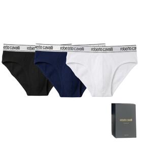 Slip uomo in cotone elasticizzato Roberto Cavalli WSO00G CE001 
