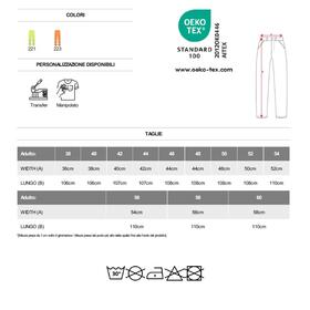 Pantalone multitasche alta visibilit&agrave; ALFA HV9309 Roly 