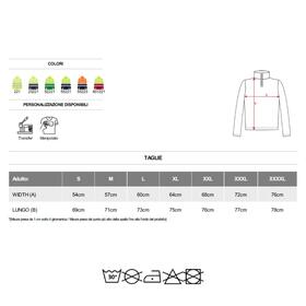 Felpa mezza zip alta visibilit&agrave; SPICA HV9314 Roly 