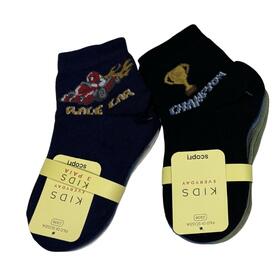 CALZINO CORTO BAMBINO FILO DI SCOZIA SCOPRI CIAK - 3 PAIA&nbsp;
&nbsp; 