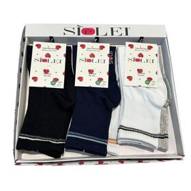 Calzino corto donna in cotone elasticizzato Sielei RS02 