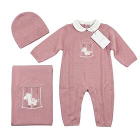 Set nascita da neonato in maglia Pastello SNP03
&nbsp; 