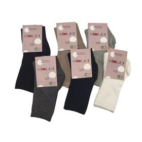 Calza donna corta a costine Si&egrave;lei IS01 