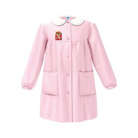 GREMBIULE SCUOLA BAMBINA SIGGI 33GR4211 RICAMO BIMBA CUORE 