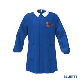 TABLIER SCOLAIRE POUR ENFANTS SIGGI 33GR4243 BRODERIE VOITURE DE COURSE 