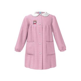 GREMBIULE ASILO BAMBINA SIGGI 33GR4330 RICAMO GATTINO 