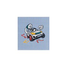 GREMBIULE ASILO BAMBINO SIGGI 33GR4348 RICAMO AUTO 