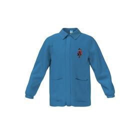 SIGGI 33CS1888 CHILDREN'S SCHOOL JACKET WITH MOTORCYCLE EMBROIDERY 