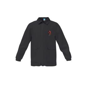 SIGGI 33CS1888 CHILDREN'S SCHOOL JACKET WITH MOTORCYCLE EMBROIDERY 