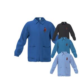 SIGGI 33CS1888 CHILDREN'S SCHOOL JACKET WITH MOTORCYCLE EMBROIDERY 