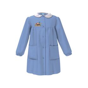 GREMBIULE SCUOLA BAMBINA SIGGI 33GR4364 RICAMO CAGNOLINO 